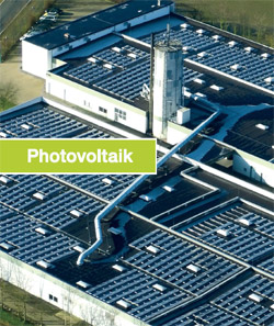 Dachanlage mit Photovoltaikmodulen